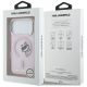 8. Karl Lagerfeld IML Peekaboo MagSafe Case for iPhone 17 Pro Max - Pink