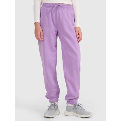 Girls' jogger sweatpants 4F 4FJRAW25TTROF1616-51S
