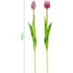 12. BOUQUET OF 5 PURPLE TULIPS 39 CM LIFE-LIKE SPRING DECORATION