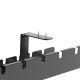 3. ACTIVEJET CMP502 desk cable organizer black