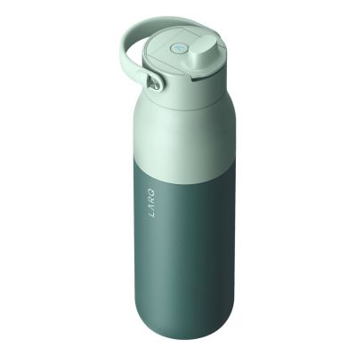 3. LARQ Bottle PureVis 2 - intelligent, self-cleaning filter bottle, UV-C light 680ml (eucalyptus green)
