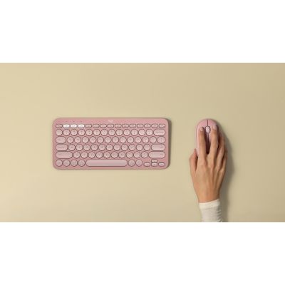 3. Logitech Pebble 2 M350s Pink Mouse