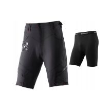 Rockbros Men's 2-in-1 Cycling Shorts Black XL