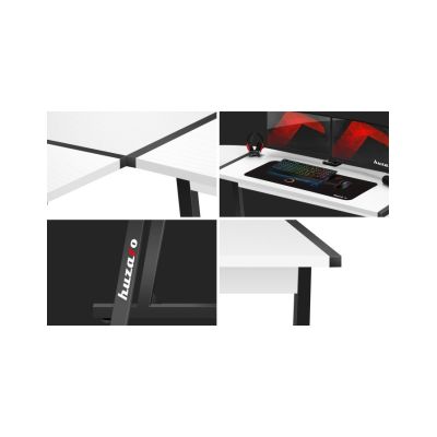 31. Huzaro Hero 6.0 White Gaming Desk