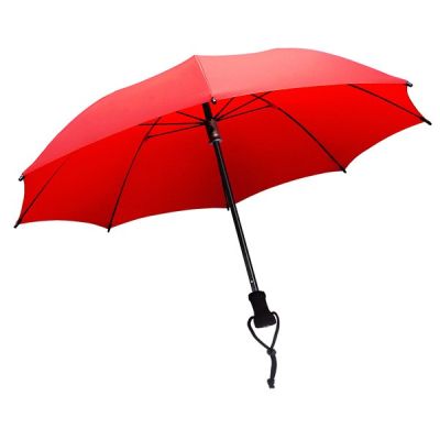 EuroSCHIRM Birdiepal outdoor Red Fiberglass Polyamide Full Size Rain Umbrella