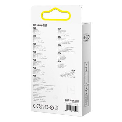 23. Baseus CADH000701 USB-C - USB-C PD cable 100W 5A 480Mb/s 1m - black