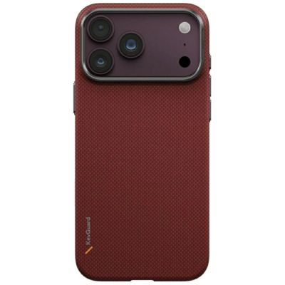 2. Uniq Keva EDGE Magclick Charging Case for iPhone 18 Pro Max / 17 Pro Max - Red