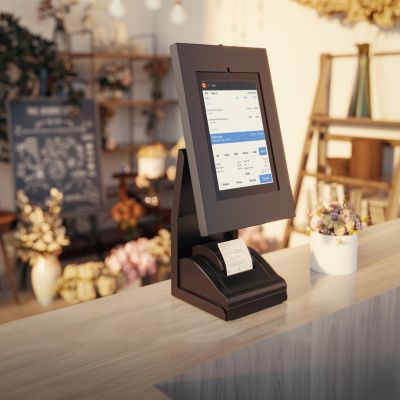 7. POS stand for tablet and Maclean printer, 1kg max, MC-336