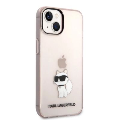 4. Karl Lagerfeld KLHCP14MHNCHTCP iPhone 14 Plus 6.7" pink/pink hardcase Ikonik Choupette