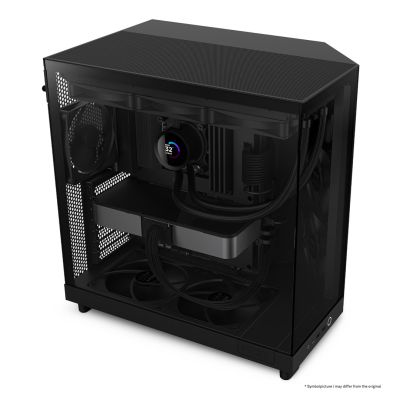 3. NZXT H6 FLOW MIDI TOWER COMPUTER CASE WITH WINDOW BLACK