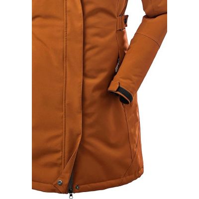 3. Killtec KOW 165 Women's Hooded Raincoat for Trekking and Everyday Use, Yellow (37726/253)