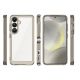2. Outer Space Case with Gel Frame for Samsung Galaxy S25 - Clear Black