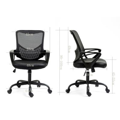10. Activejet YK507 office chair black