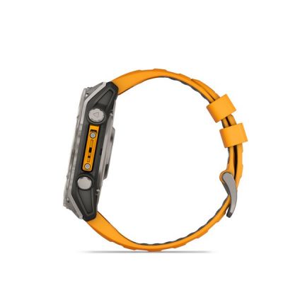 3. Garmin Fenix 8 AMOLED Sapphire Titanium Spark Orange Watch