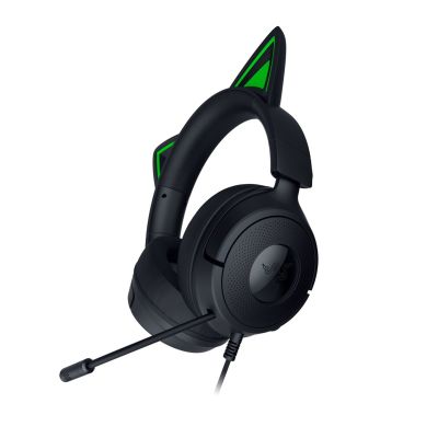 2. Razer Gaming Headset Kraken Kitty V3 X, Wired Over-Ear, with Microphone, Black