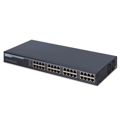 7. 10G Ethernet Power Supply/Injector PoE+ 802.3at, 16 ports, PoE budget 250W