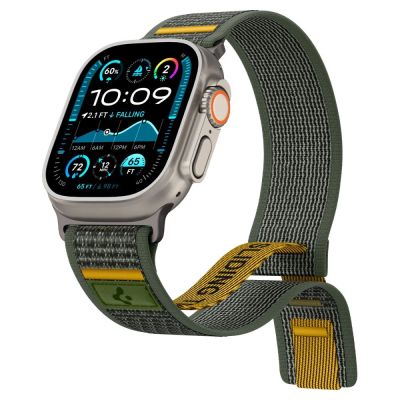 10. Spigen Athlex Air Strap for Apple Watch 44 / 45 / 46 / 49 mm - Green