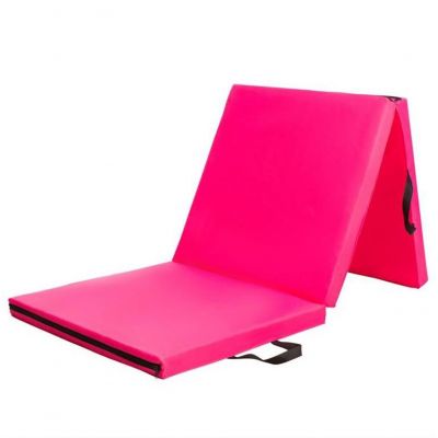12. Folding gymnastic mattress pink 1800x600x500mm HMS MGS02