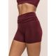 5. CASALL Sublime Folded Hotpants Women's Training Leggings Burgundy