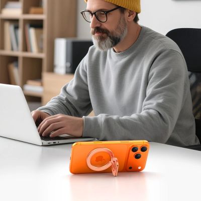 3. Tech-Protect MMR400 Lamano Magnetic Ring for Phone - Rose Gold