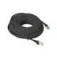 2. UTP patch cord Lanberg PCU5-10CC-2000-BK (RJ45 - RJ45 ; 20m; UTP; cat. 5e; black color)