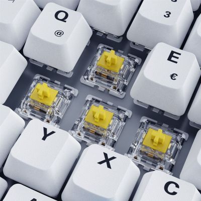 3. Sharkoon SKILLER SGK50 S3 PBT Gaming Keyboard USB QWERTZ German White