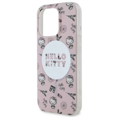 6. Hello Kitty IML All Over Paris Magsafe Case for iPhone 16 Pro Max - Pink