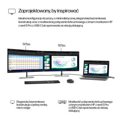 10. HP S5 PRO 527PQ 27 QHD (2560x1440) FHD IPS 350n 5ms DP HDMI USB-B HAS 3/3/0
