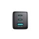 6. Joyroom JR-TG10 65W GaN 2x USB-C + USB-A wall charger with 100W USB-C - USB-C 1.2m cable - black