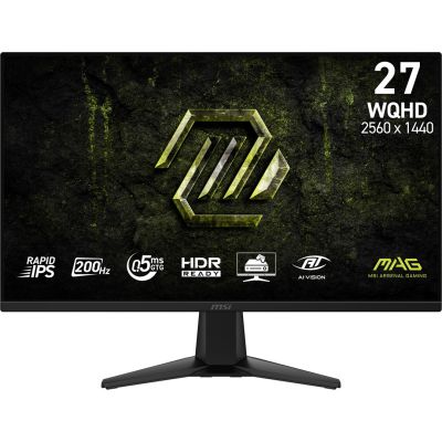 3. MSI MAG 275QF E20 Computer Monitor 68.6 cm (27") 2560 x 1440 px Wide Quad HD LCD Black