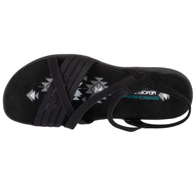 3. Skechers Reggae Slim - Summer Heat Sandals 163116-BBK Black 35