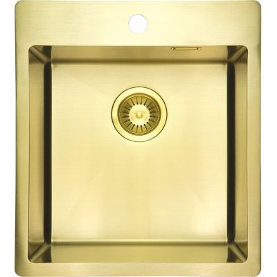 Single-bowl steel sink