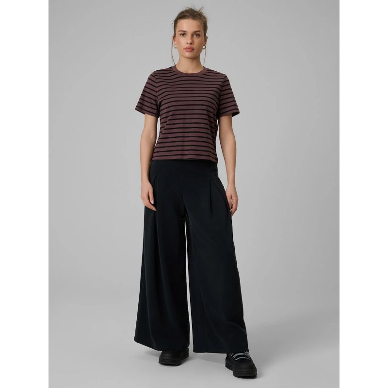 3. Women's regular plain T-shirt 4F 4FRAW25TTSHF3625-82S