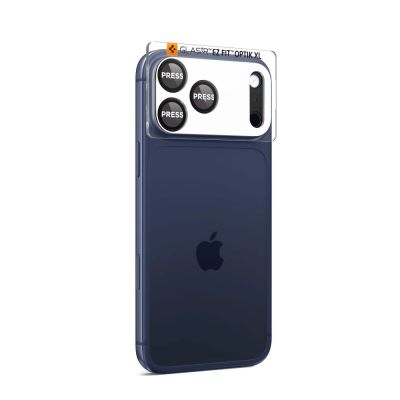 3. Spigen Optik Pro XL Camera Lens Glass for iPhone 17 Pro - Black