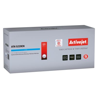 Activejet ATK-5220CN Toner (replaces Kyocera TK-5220C; Supreme; 1200 pages; blue)