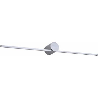 Modern LED wall lamp SLIM L IP44 chrome