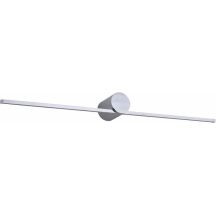 Modern LED wall lamp SLIM L IP44 chrome