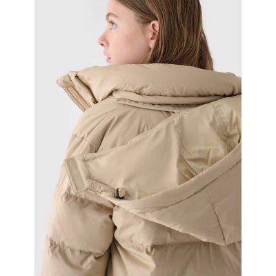 Women's winter down jacket with natural filling 4F 4FWAW24TDJAF481-83S