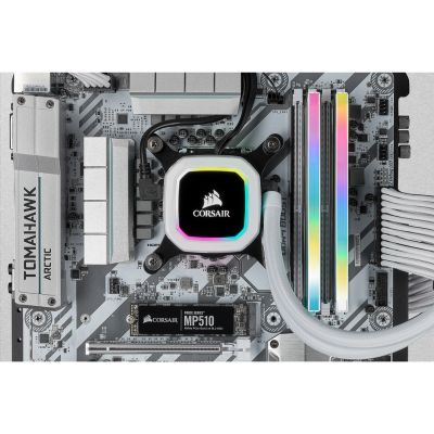 4. Corsair Vengeance RGB Pro CMH32GX4M2E3200C16W Memory Module 32GB 2x16GB DDR4 3200MHz