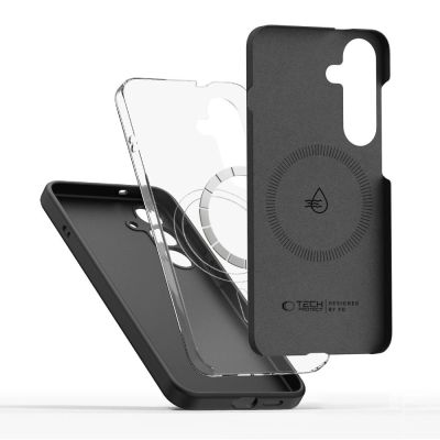3. Tech-Protect Silicone MagSafe Case for Samsung Galaxy S26 - Black