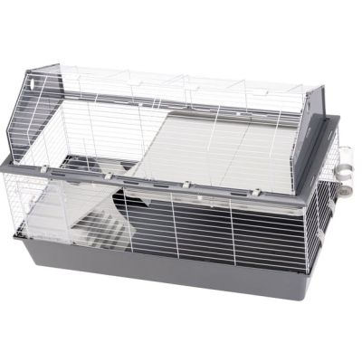 10. FERPLAST Barn 120 - two-story cage for guinea pigs and rabbits