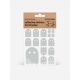 BOOKMAN Reflective Stickers Ghost sticker