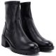 4. Women's black high-heeled ankle boots Potocki SZ12835