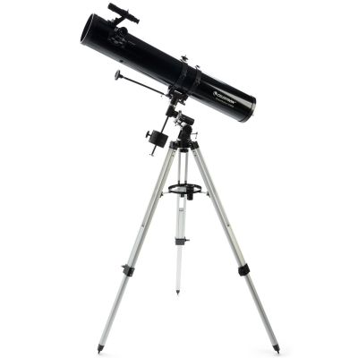 3. Celestron PowerSeeker 114EQ 45x Scope Black