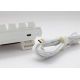 5. Ducky DKON2061ST Gaming Keyboard USB QWERTY American International White