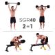 2. HMS SGR40 PRO SET 2in1 adjustable dumbbell set 43.5 kg