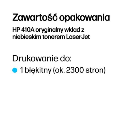 14. HP 410A Original Cyan LaserJet Toner Cartridge