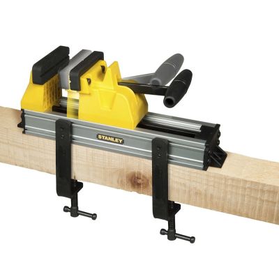3. Stanley 0-83-179 Bench Vice Woodworking Vice 11 cm
