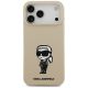 3. Karl Lagerfeld Silicone Karl Sketch & Logo MagSafe Case for iPhone 17 Pro Max - Brown