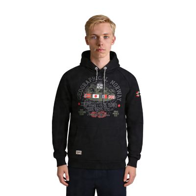 5. Geographical Norway Gexpe DB 100 M sweatshirt WZ3003H/GN-Black
